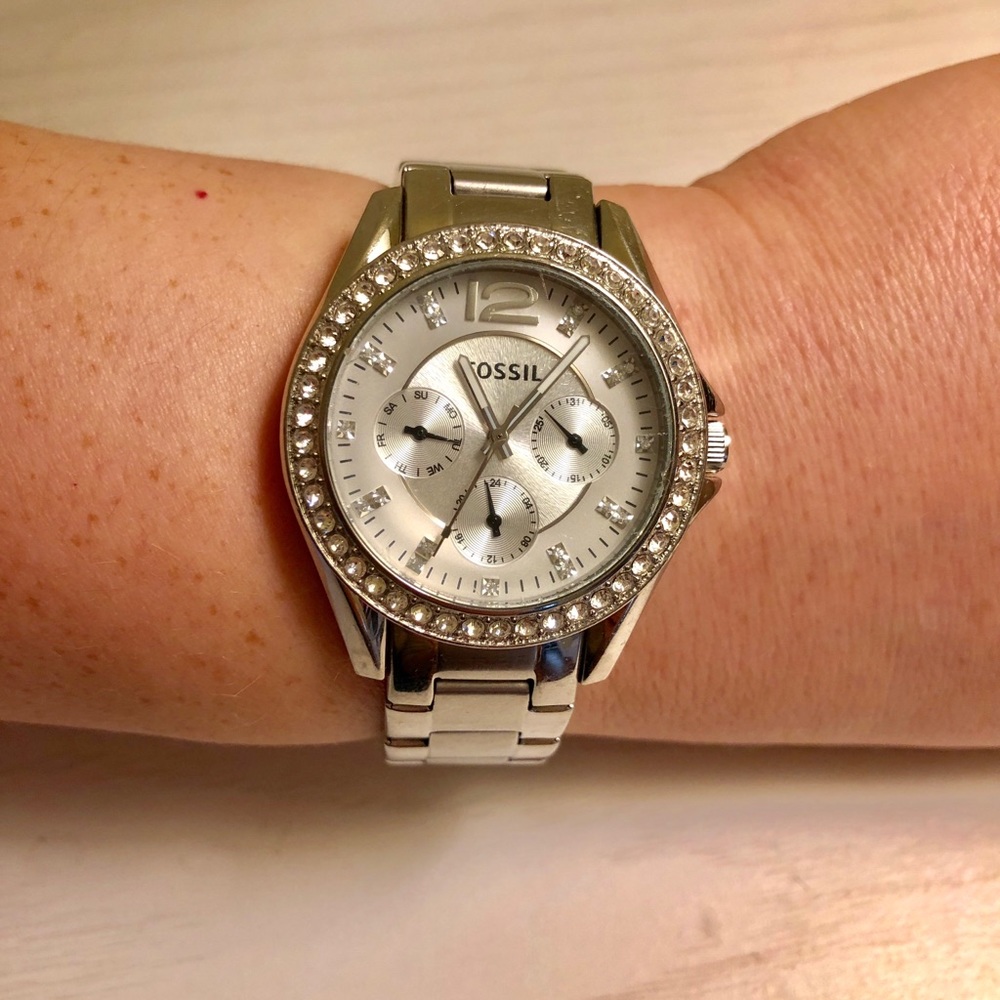 Fossil Riley Stainless Steel Watch